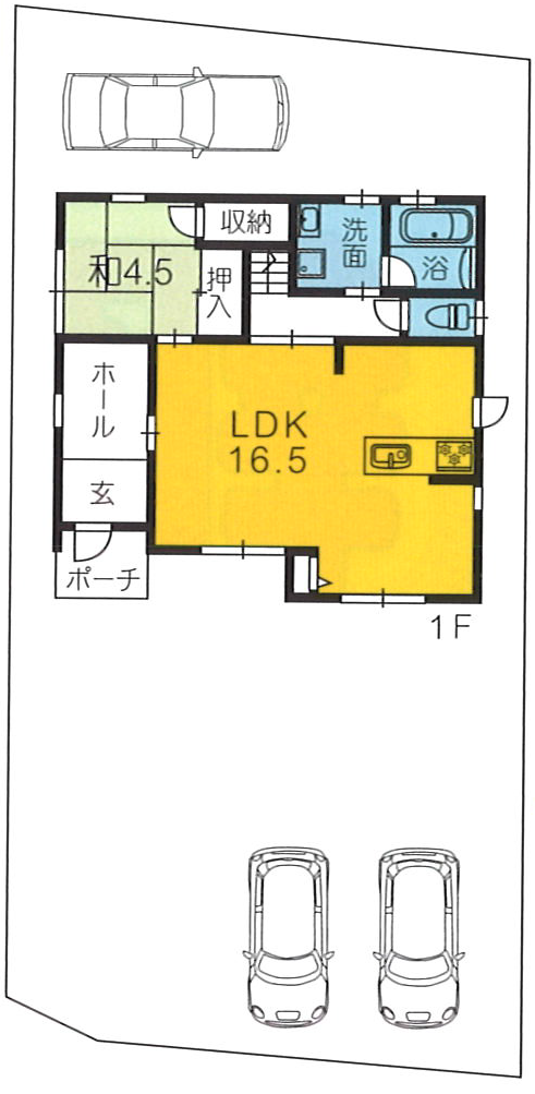 高知県 香美市 土佐山田 1F 高知県 香美市 土佐山田 建売図面19 1F