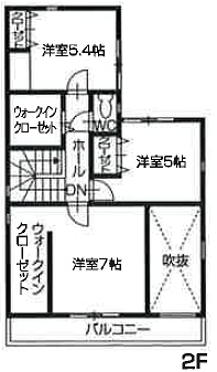 高知県 高知市 福井町 建売図面A 2F 高知県 高知市 福井町 建売図面A 2F