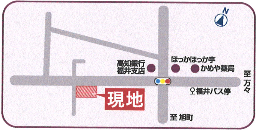 サンタウン福井Ⅱ(高知市福井町) 案内図 サンタウン福井Ⅱ(高知市福井町) 案内図