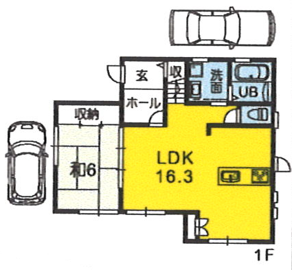 福井東町 建売図面A 1F 福井東町 建売図面A 1F