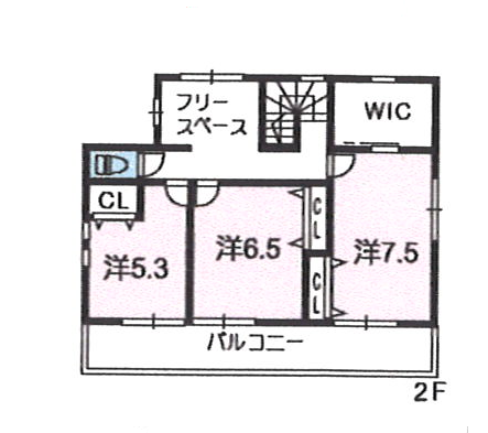 福井東町 建売図面A 2F 福井東町 建売図面A 2F