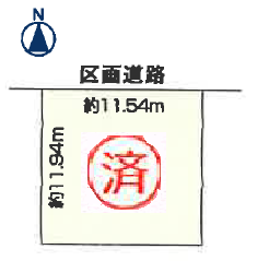 中須賀町　区画図